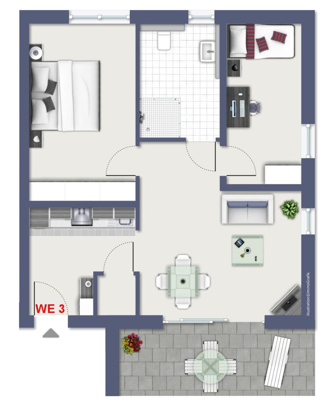 Ferienapartments Seepark 莫内西 外观 照片
